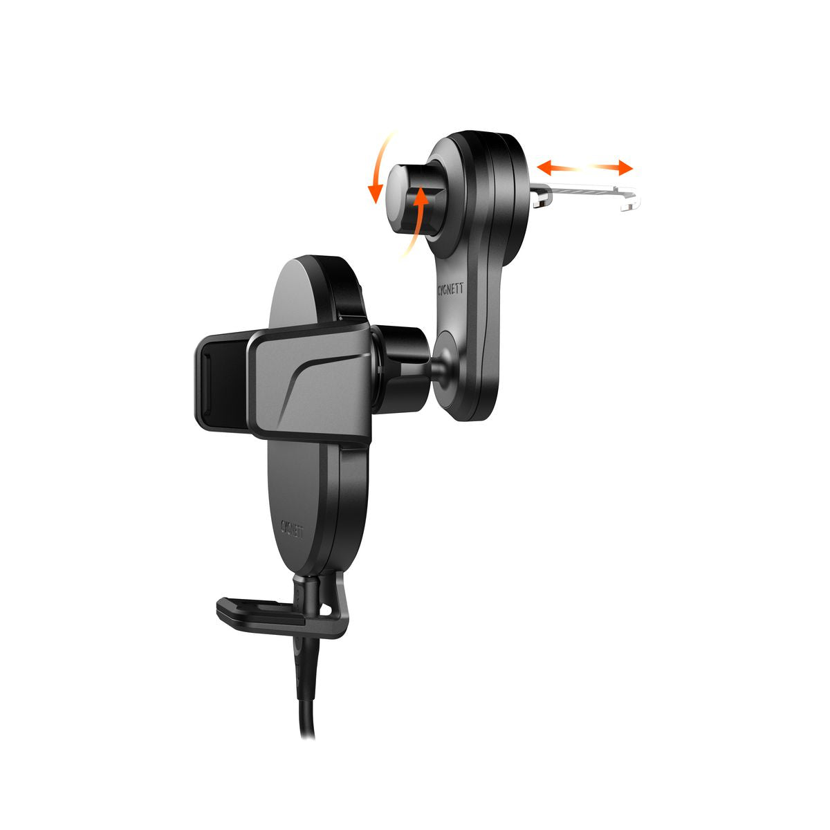 Cygnett EasyMount Wireless Car Charger Holder - Vent CY4629WLCCH