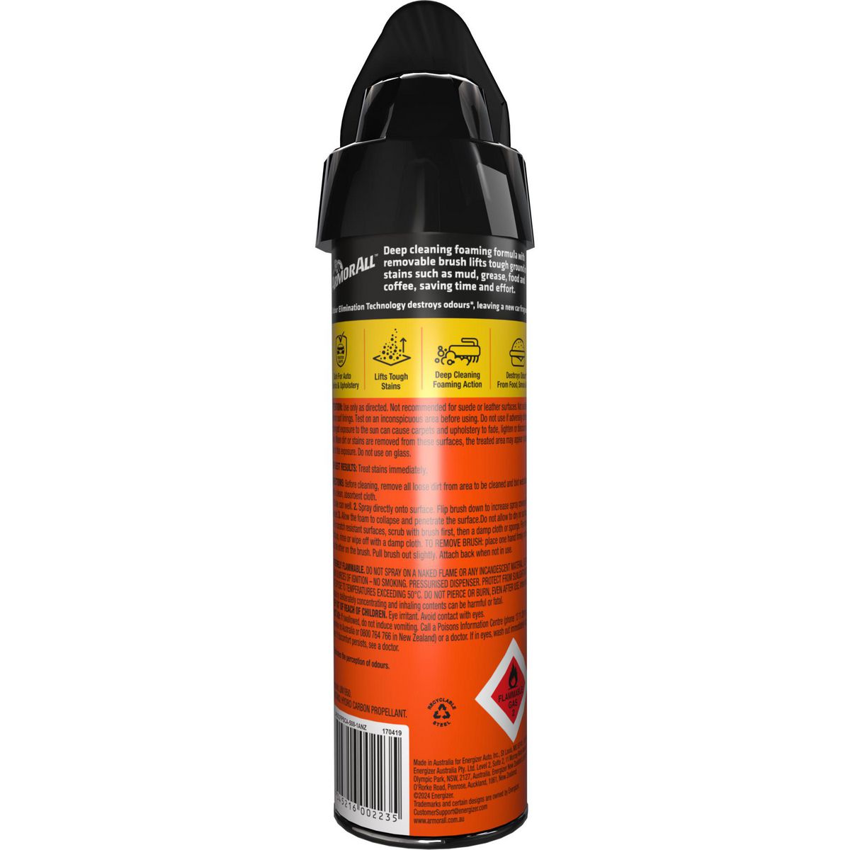 Armor All Carp & Uph Clean W Brush 500G E302689100