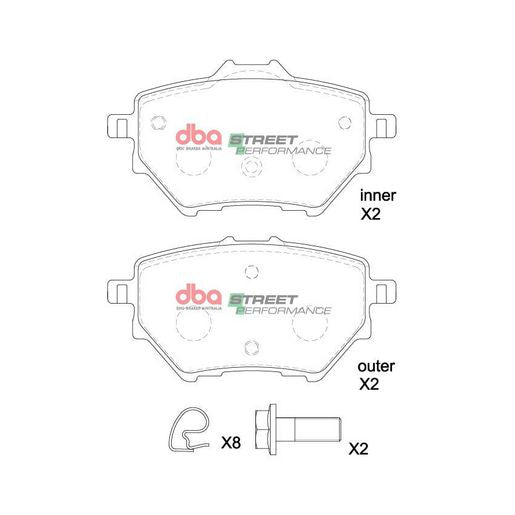 DBA Street Performance Brake Pad Set DB15193SP