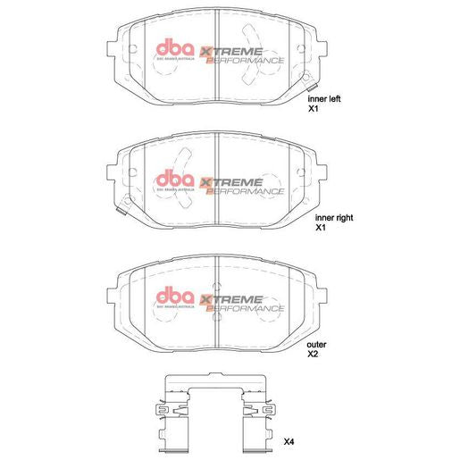 DBA Xtreme Performance Brake Pad Set DB2647XP
