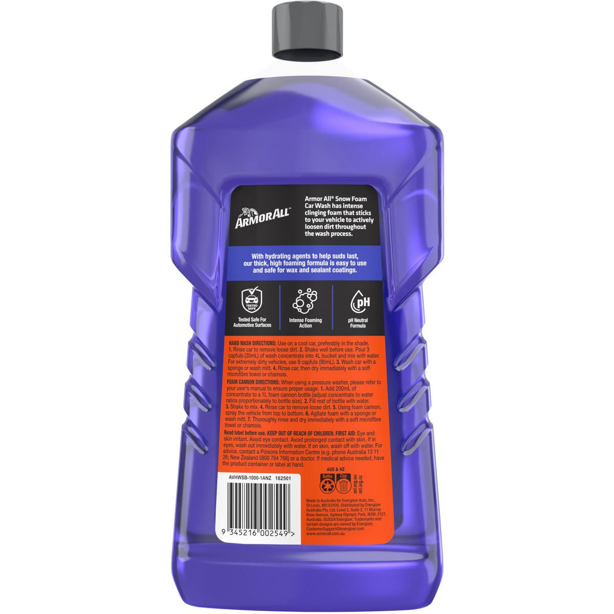 Armor All Snow Foam Car Wash 1L AVHWSB-1000-1ANZ