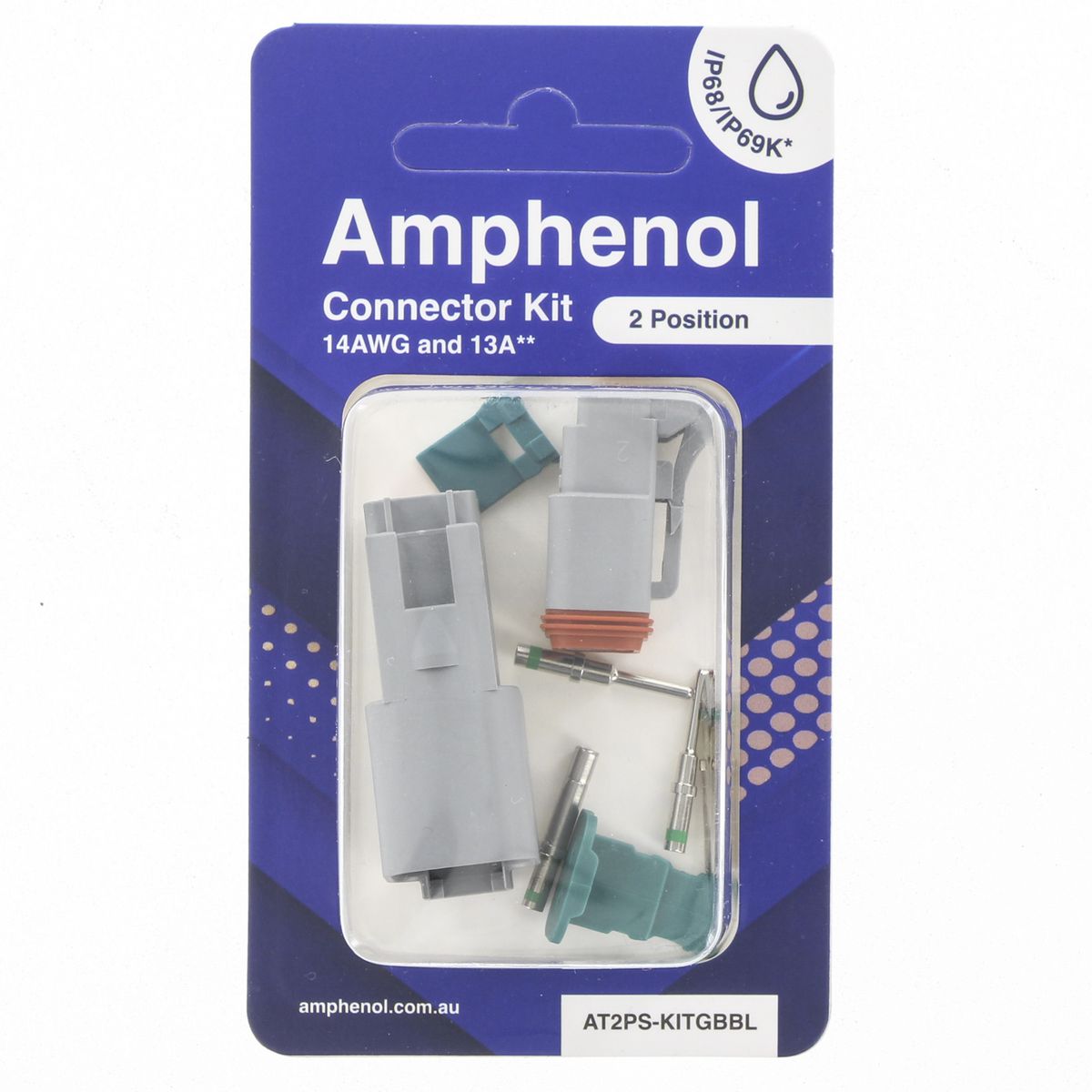Amphenol AT #16 - 2 Way 1 Kit AT2PS-KITGBBL
