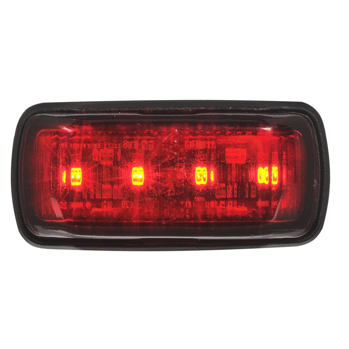 Narva Model 64 Rear End Outline Marker (Red) Black Base And 0.5M Cable 96432