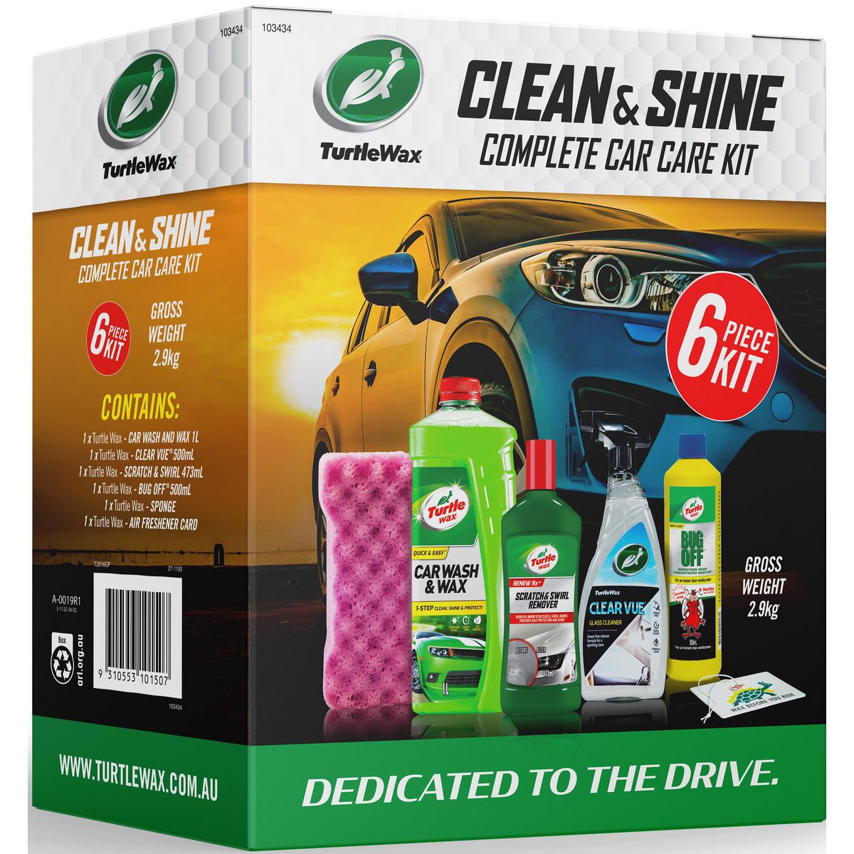 Turtle Wax Clean & Shine Complete Car Care Kit 103434