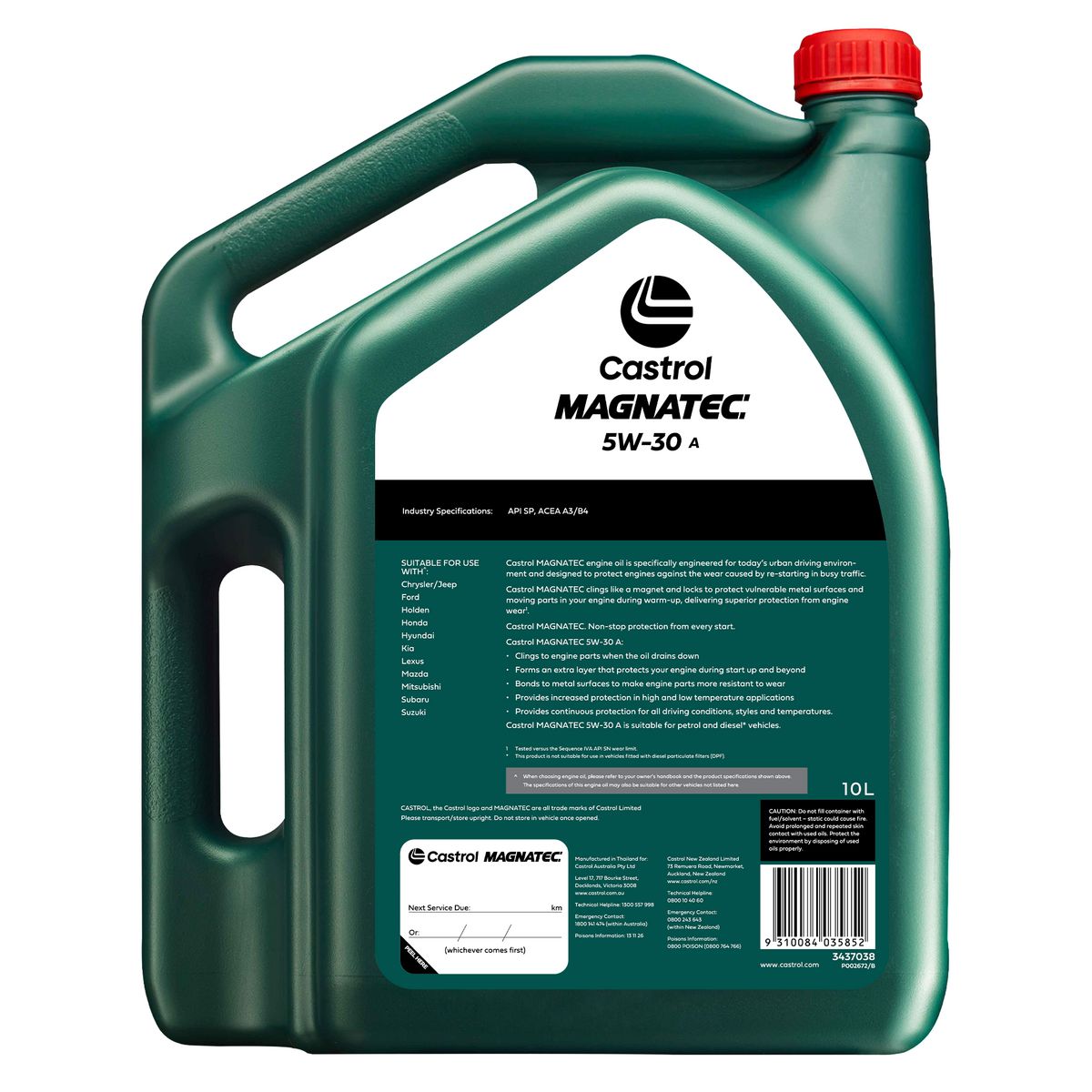 Castrol MAGNATEC 5W-30 A Engine Oil 10L 3437038