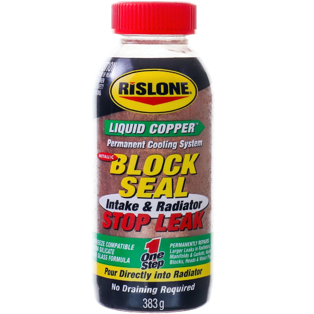 Rislone Liquid Copper Block Seal Intake & Radiator Stop Leak 383G 41108