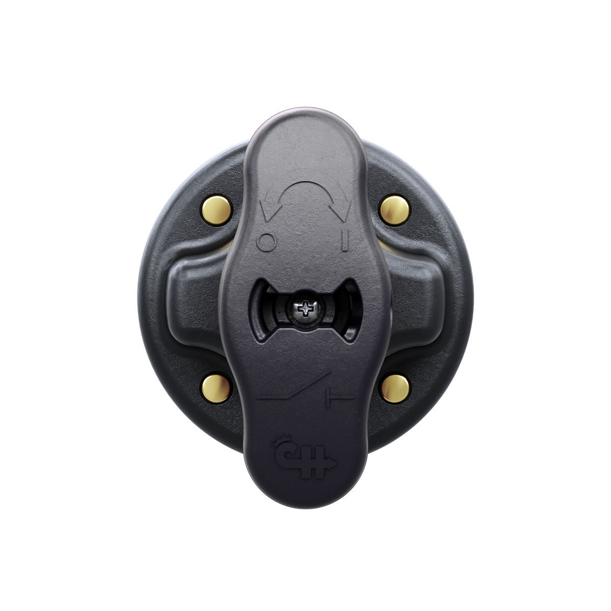 Cole Hersee Battery Master Switch With Lockout Tag - Black 75930-03-BL