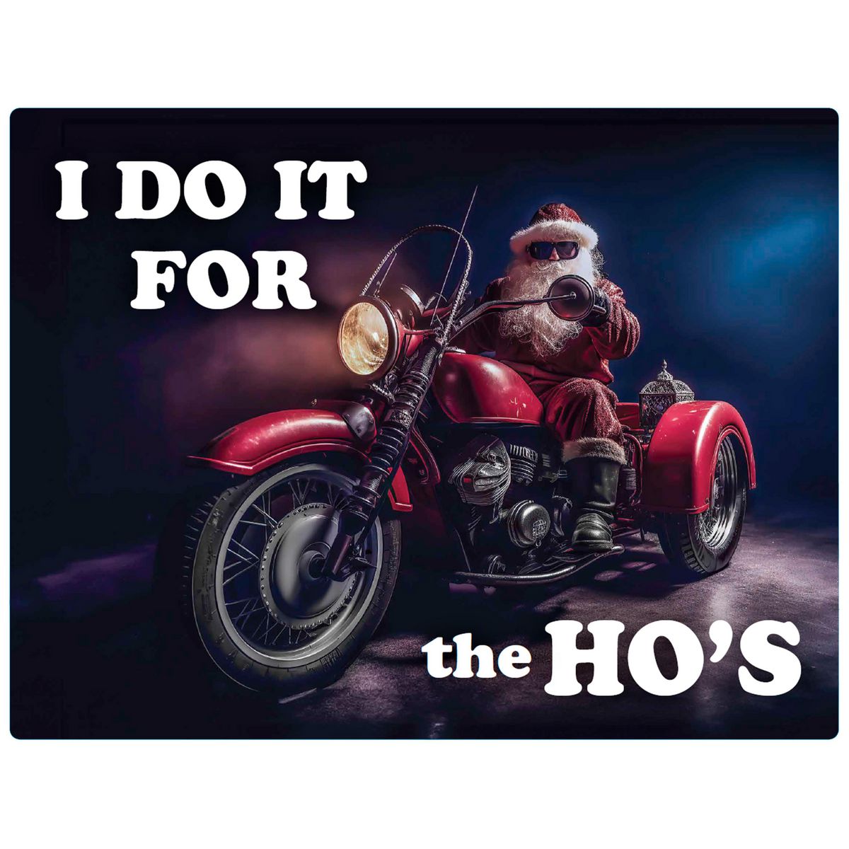 Gearup Metal Sign - Bad Santa RTSGS24SANTA