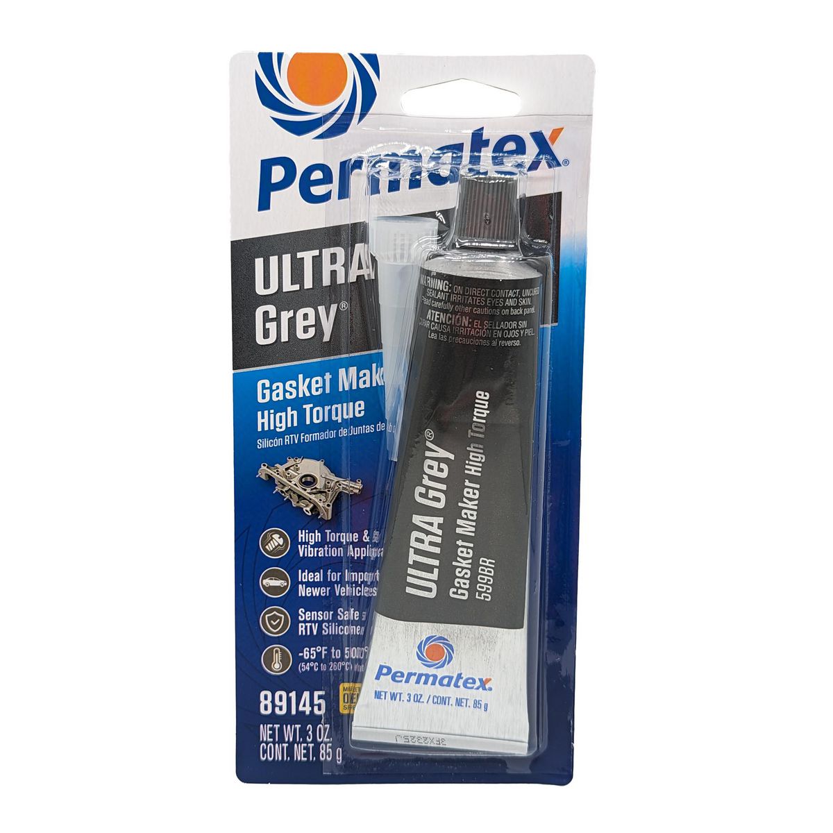 Permatex Ultra Grey Rigid Hi-Torq Gasket Maker 85G PX89145A