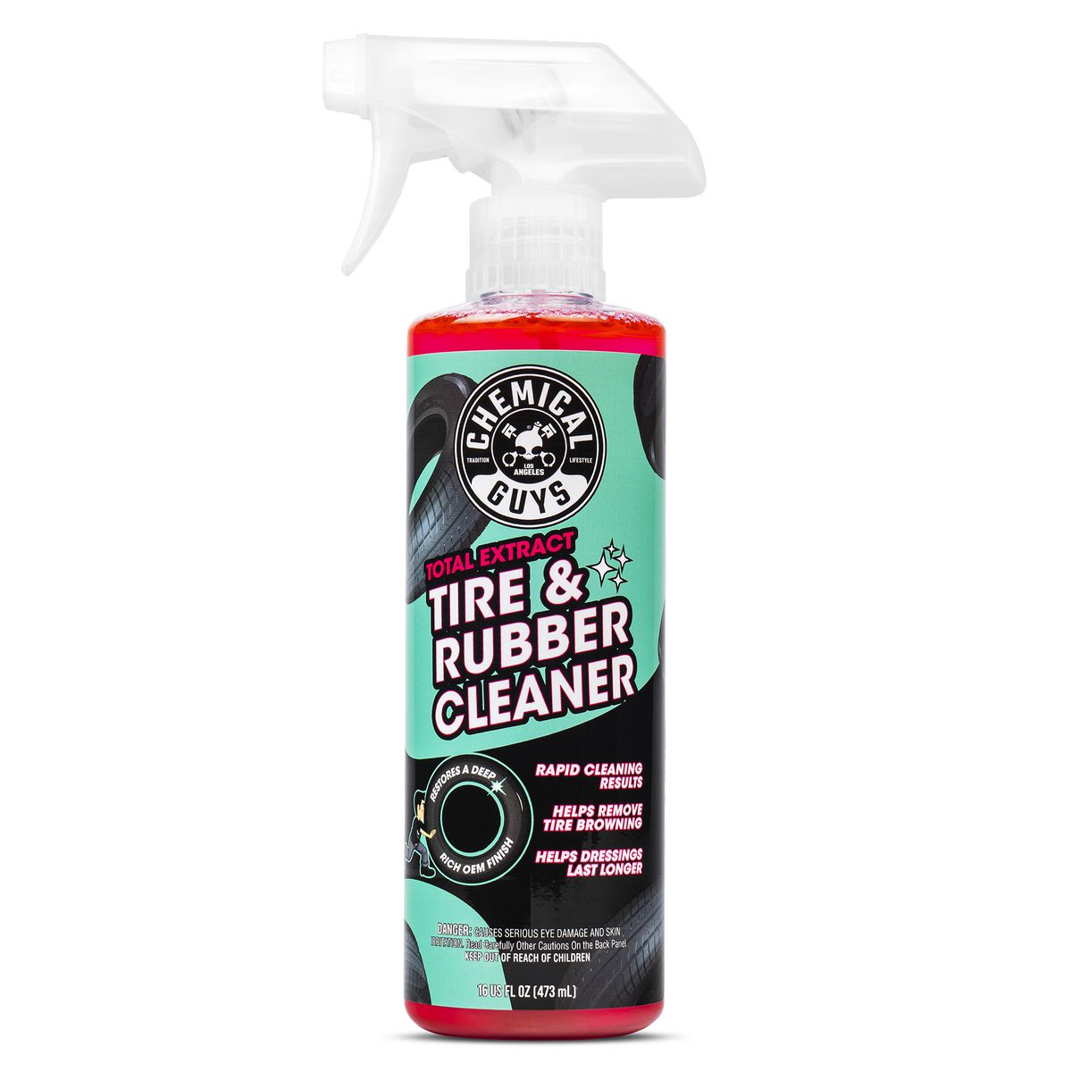 Chemical Guys Total Extract Tyre & Rubber Cleaner 473ml CLD30216