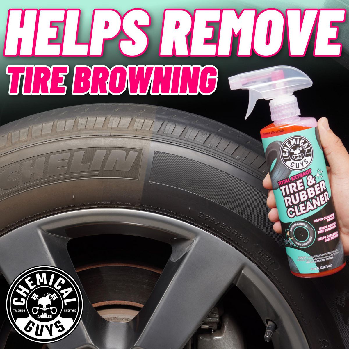 Chemical Guys Total Extract Tyre & Rubber Cleaner 473ml CLD30216