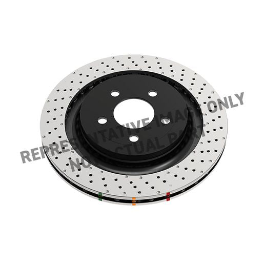 DBA 4000 Series XD Cross Drilled & Dimpled Brake Rotor Single DBA42030XD