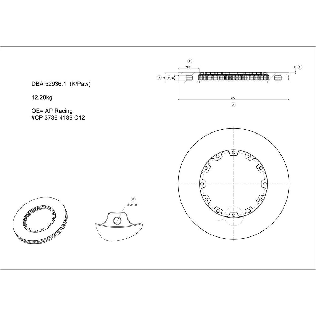 DBA Flat Disc 5000 Series DBA52936.1