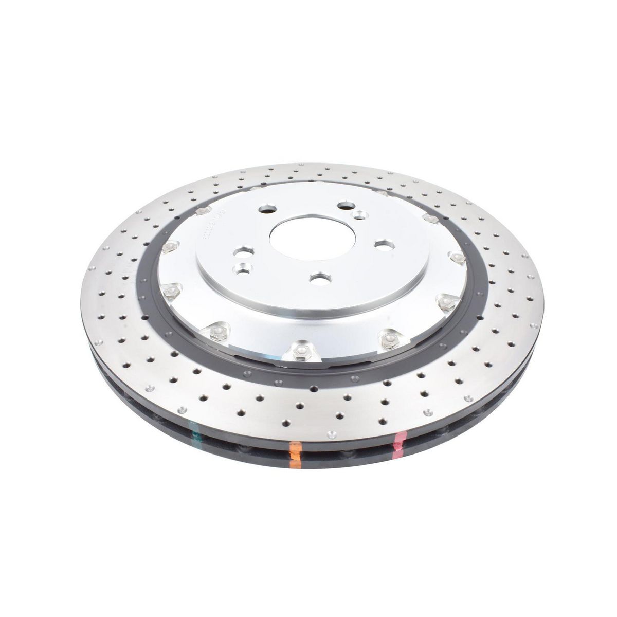DBA 5000 Series 2-Piece Assy Silver Hat Cross Drilled & Dimpled DBA53359SLVXD