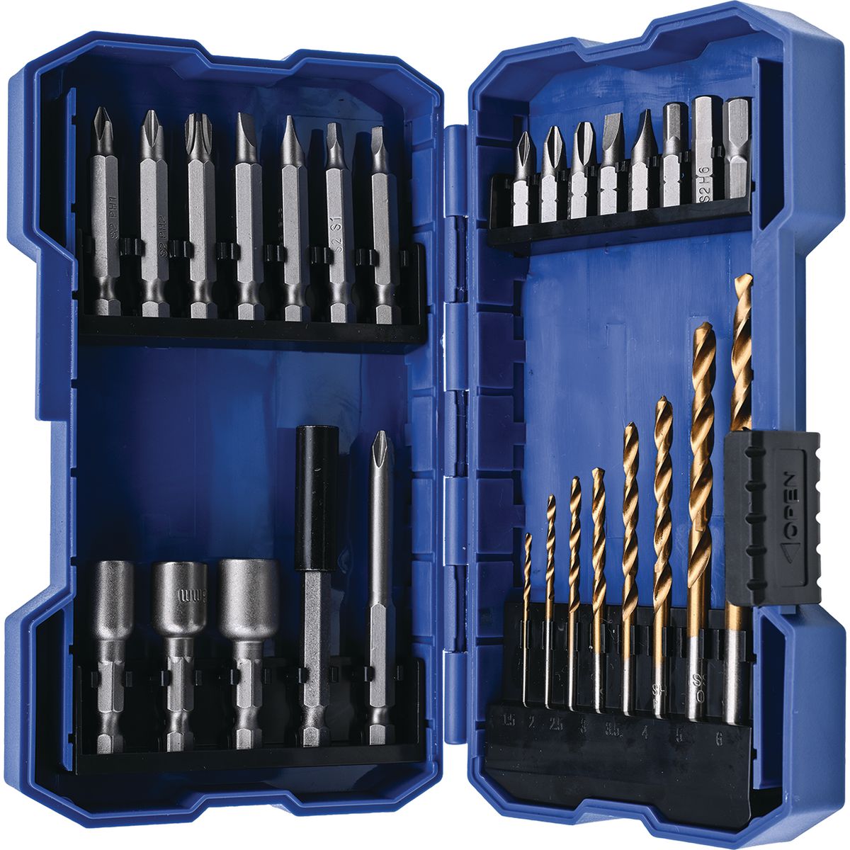 Mechpro 28 Piece Drill & Bit Set With Case MPBPT17