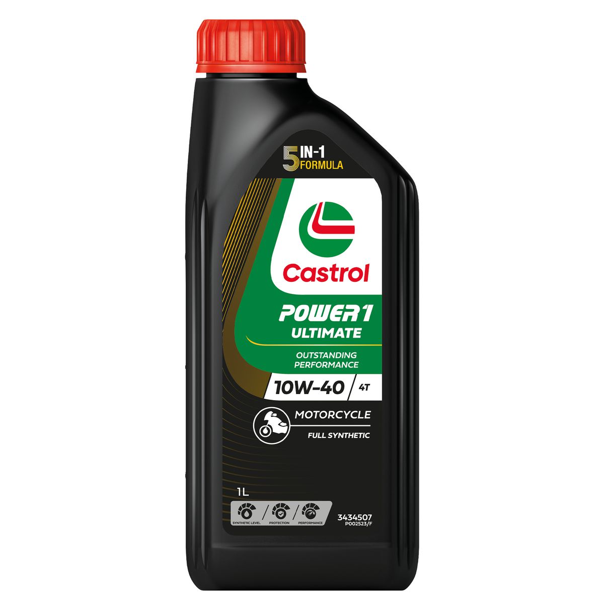 Castrol POWER1 Ultimate 4T 10W-40 Engine Oil 1L 3434507