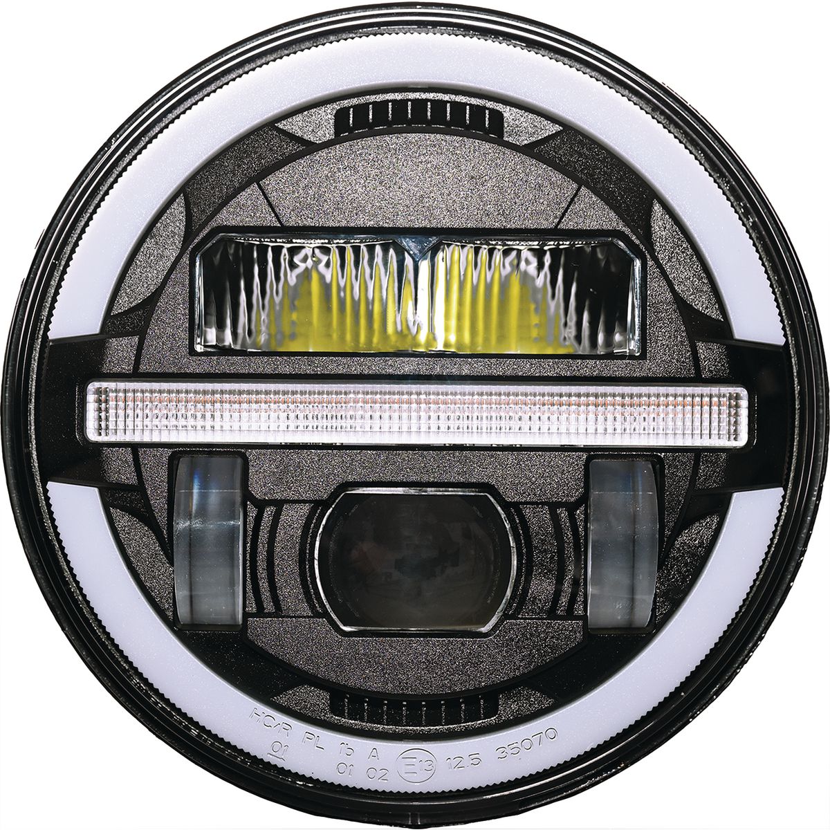 Drivetech 4X4 - 7 Inch Led Headlight, High/Low Beam, Sequential Indicator, Adr Approved, DTHL7LED-2