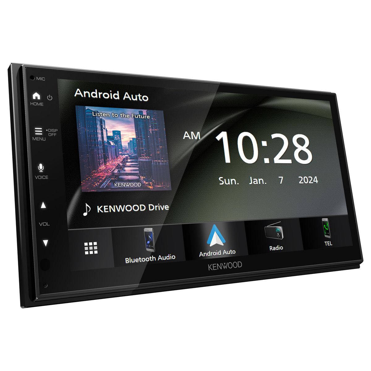 Kenwood 6.8In Av Receiver With Wired Cp/Aa DMX5023S