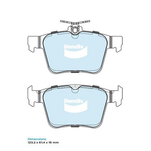 Bendix ULT+ Brake Disc Pad Set DB2415 ULT+