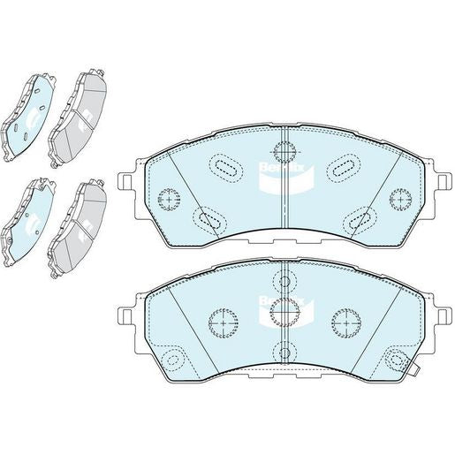 Bendix SRT Brake Pad Set DB2699 SRT