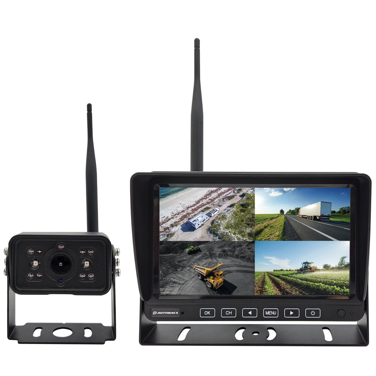 Autobacs 7in High Res Wireless System HD74WK