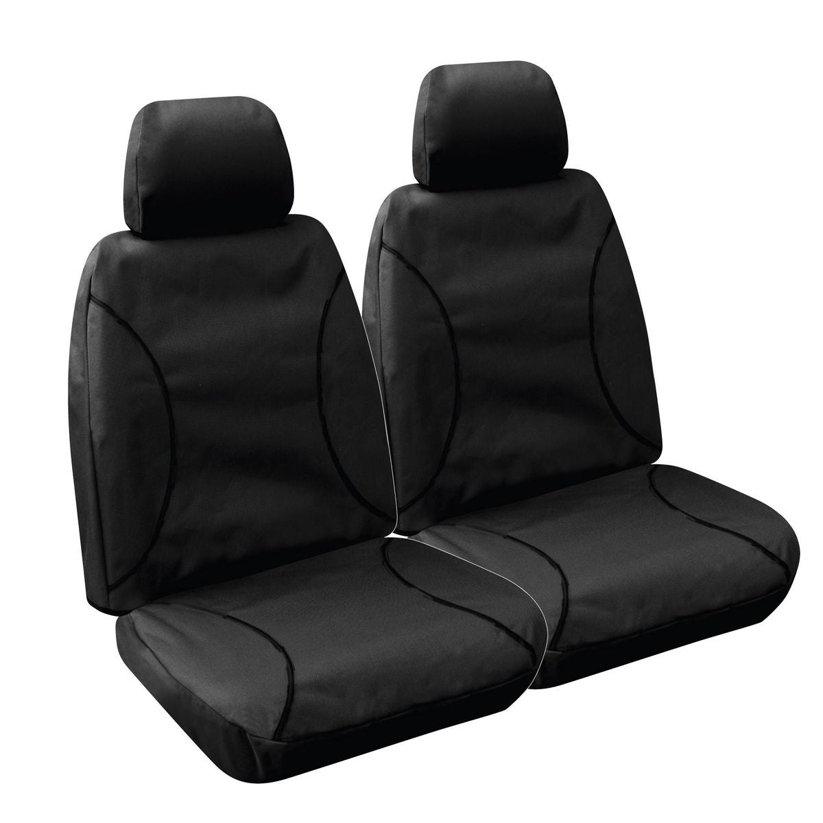 Sperling Tradies Canvas Front Black Seat Covers Suits Jimny 2018 - Current RM1136TRB