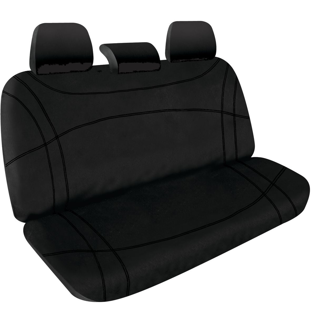 Sperling Getaway Neoprene Rear Black - Black Stitch Seat Covers Suits RAV4 40 Series RM5027GBB
