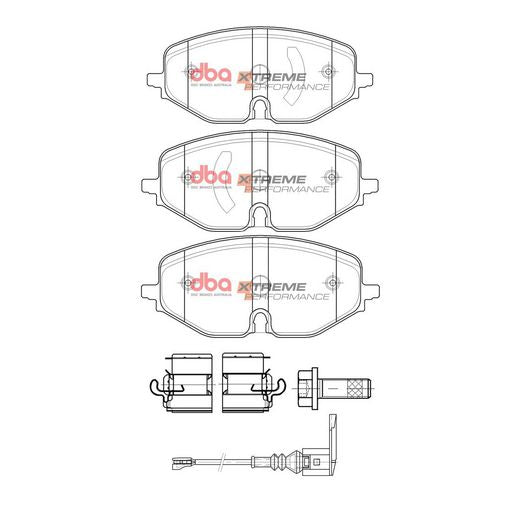 DBA Xtreme Performance Brake Pad Set DB15091XP