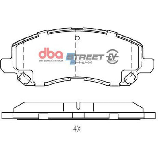 DBA Street Series EV Brake Pads DB1441SSEV