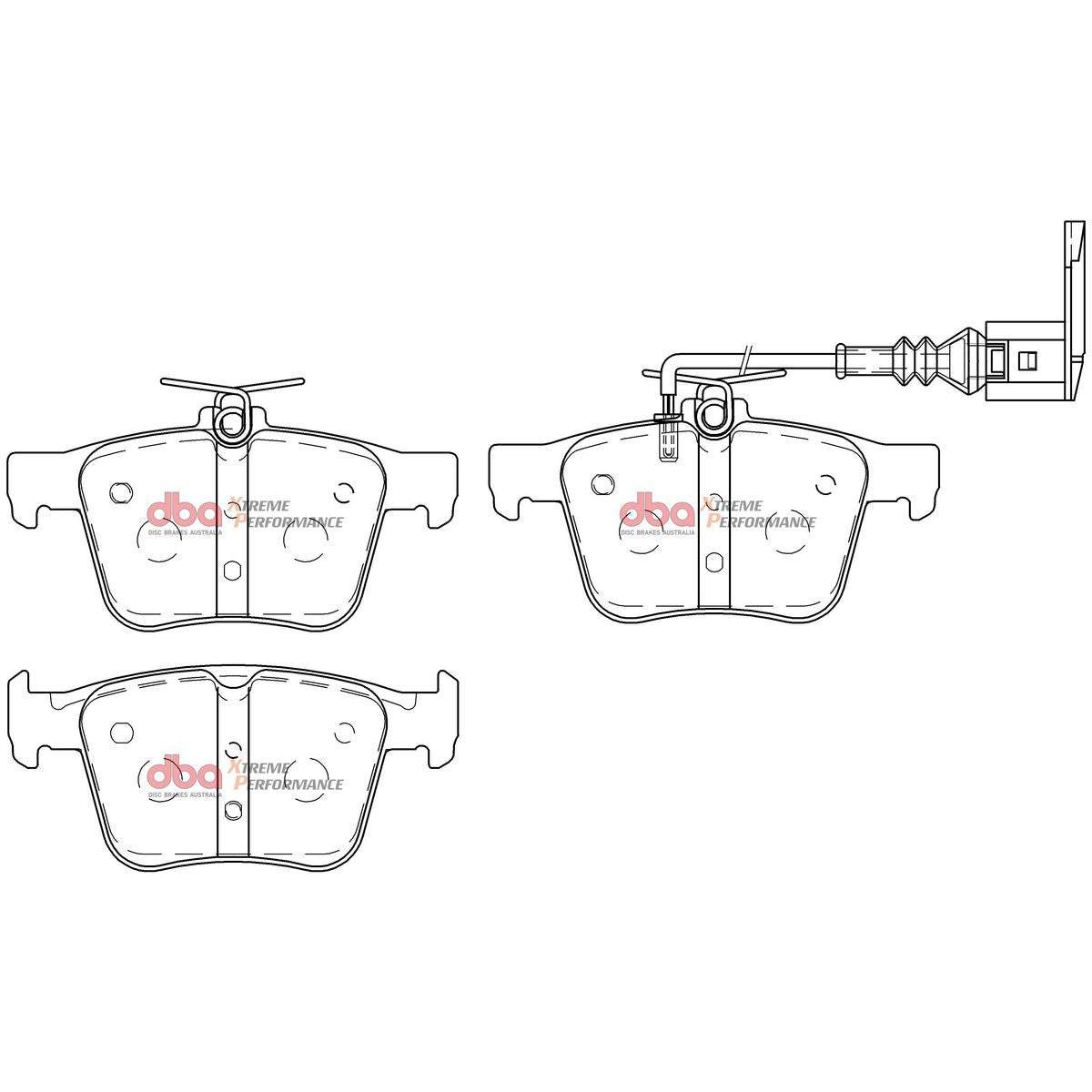 DBA Xtreme Performance Brake Pad Sets DB15006XP