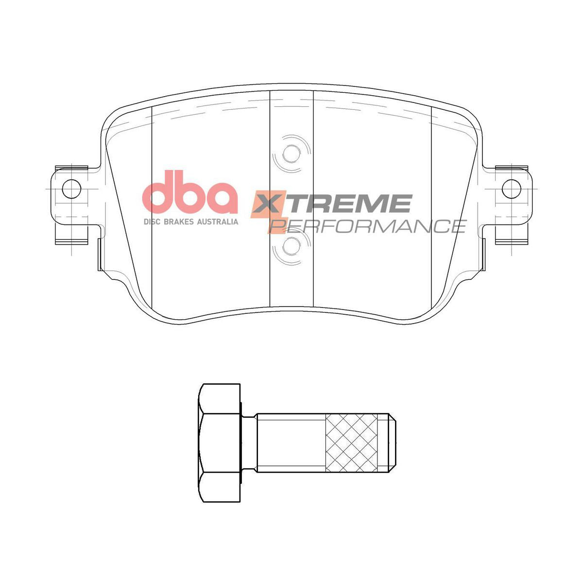 DBA Xtreme Performance Brake Pad Set DB15009XP