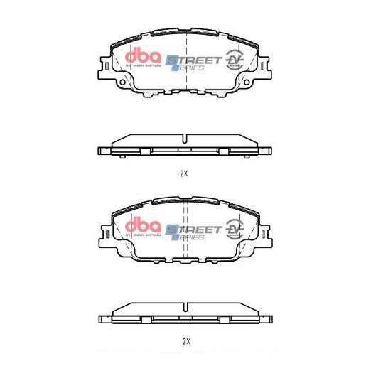 DBA Street Series EV Brake Pads DB15043SSEV