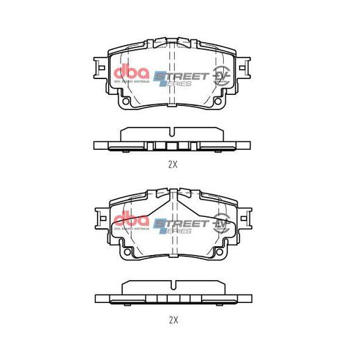 DBA Street Series EV Brake Pads DB15044SSEV