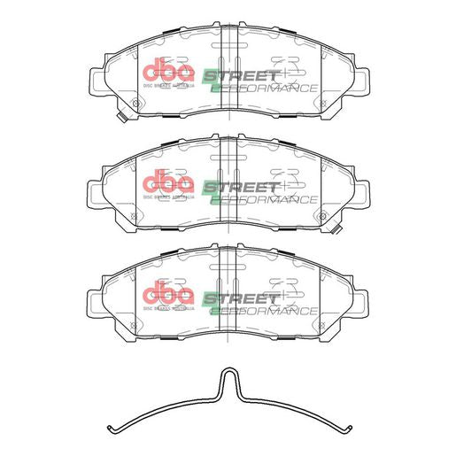 DBA Street Performance Brake Pad Set DB15051SP