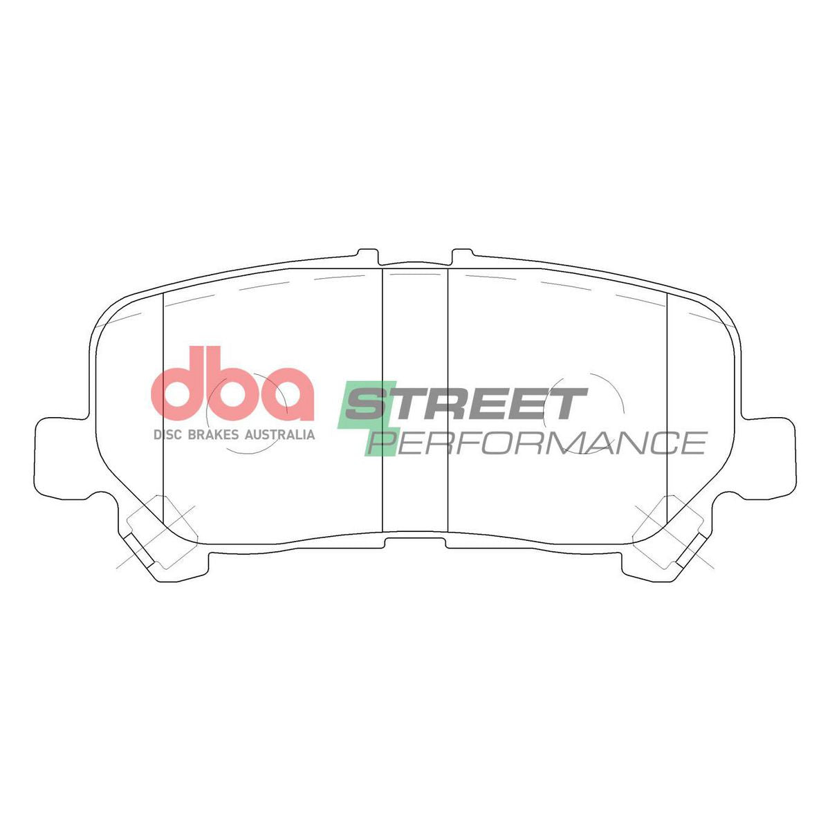 DBA Street Performance Brake Pad Set DB15052SP