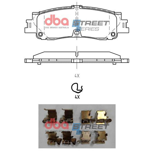 DBA Street Series Brake Pad Set DB15078SS