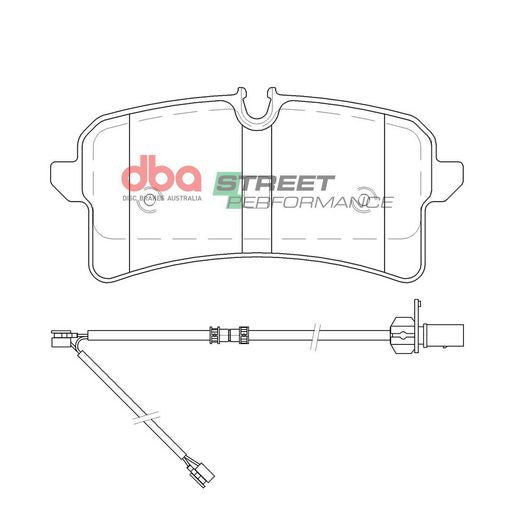 DBA Street Performance Brake Pad Set DB15096SP