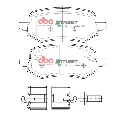 DBA Street Performance Brake Pad Set DB15098SP