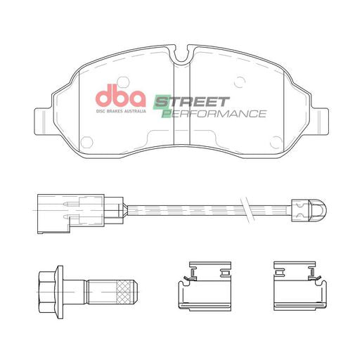 DBA Street Performance Brake Pad Set DB15113SP