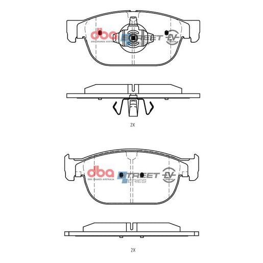 DBA Street Series EV Brake Pads DB15116SSEV