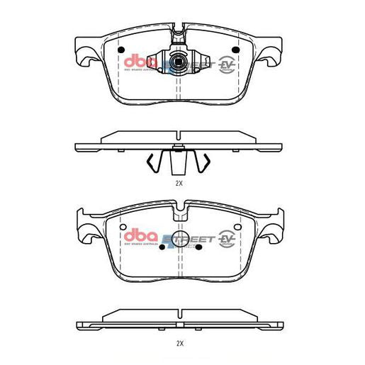 DBA Street Series EV Brake Pads DB15162SSEV