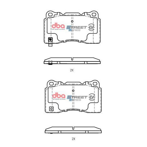 DBA Street Series EV Brake Pads DB1678SSEV