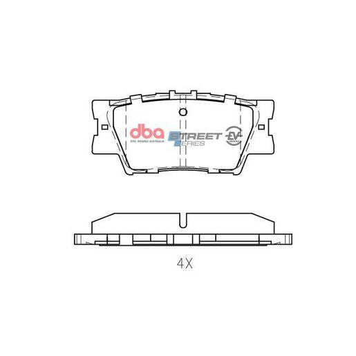 DBA Street Series EV Brake Pads DB1832SSEV