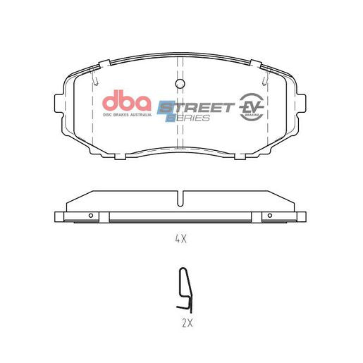 DBA Street Series EV Brake Pads DB1916SSEV