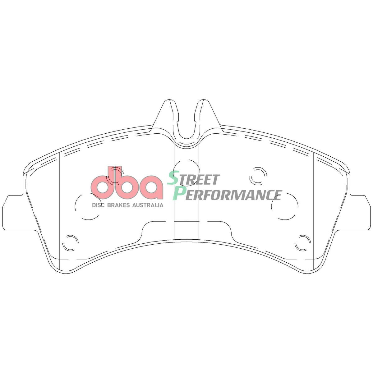 DBA Street Performance Brake Pad Set DB1975SP