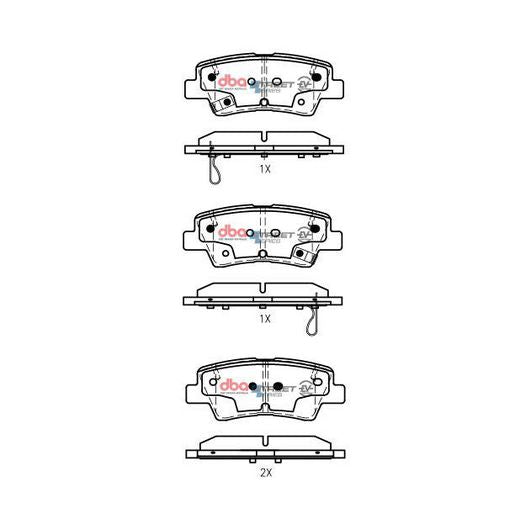 DBA Street Series EV Brake Pads DB2076SSEV