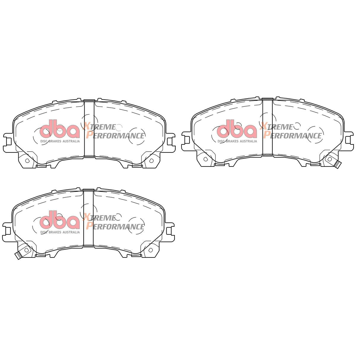 DBA Xtreme Performance Brake Pad Sets DB2341XP
