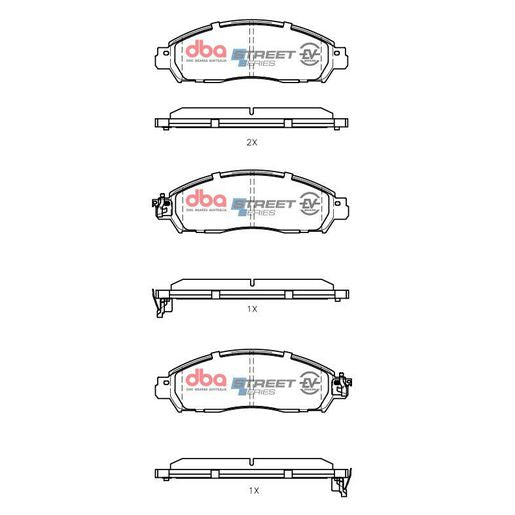 DBA Street Series EV Brake Pads DB2374SSEV