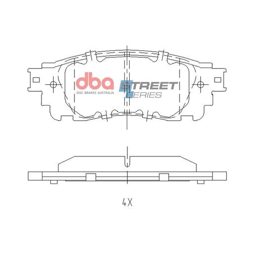 DBA Street Series Brake Pad Set DB2419SS