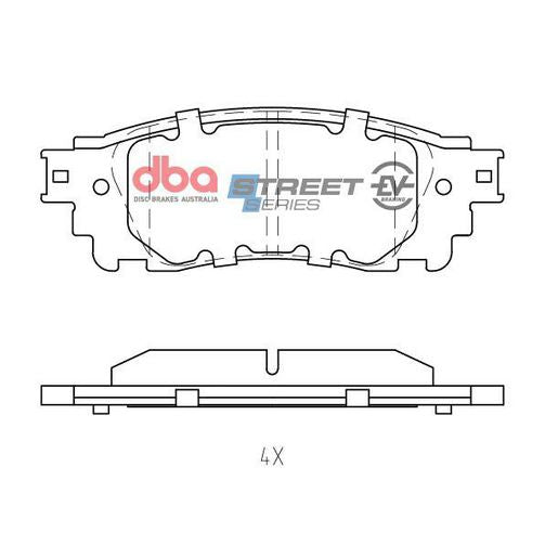 DBA Street Series EV Brake Pads DB2419SSEV